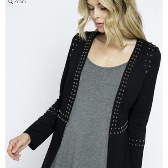 Vocal Long Sleeve Jacket W/ Studs LG NWT - Picture 2 of 5